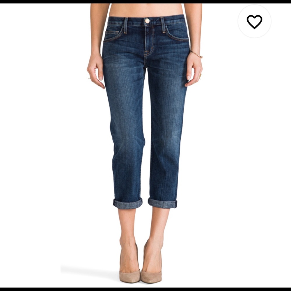 Current Elliott BF jeans in Loved size 27